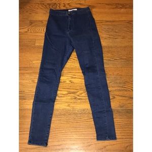 Topshop High Waist Moto Joni Jeans